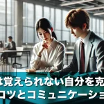 一度では覚えられない自分を克服する!仕事のコツとコミュニケーション方法