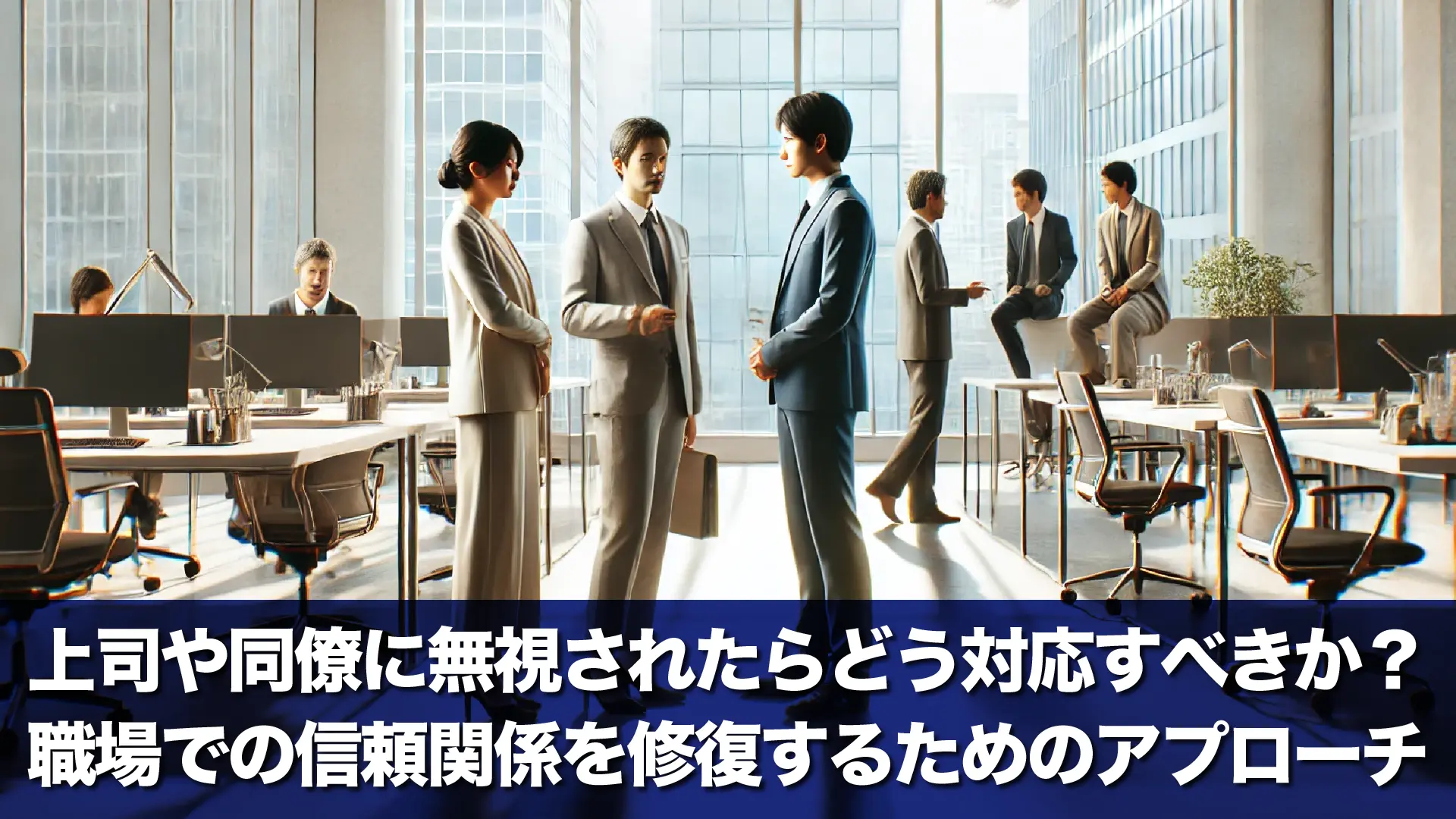 上司や同僚に無視されたらどう対応すべきか？職場での信頼関係を修復するためのアプローチ