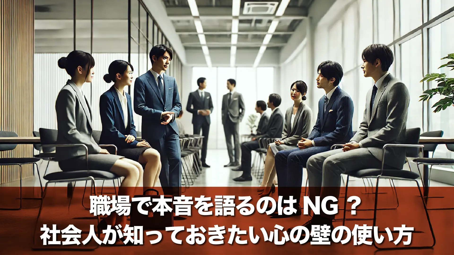 職場で本音を語るのはNG？社会人が知っておきたい心の壁の使い方