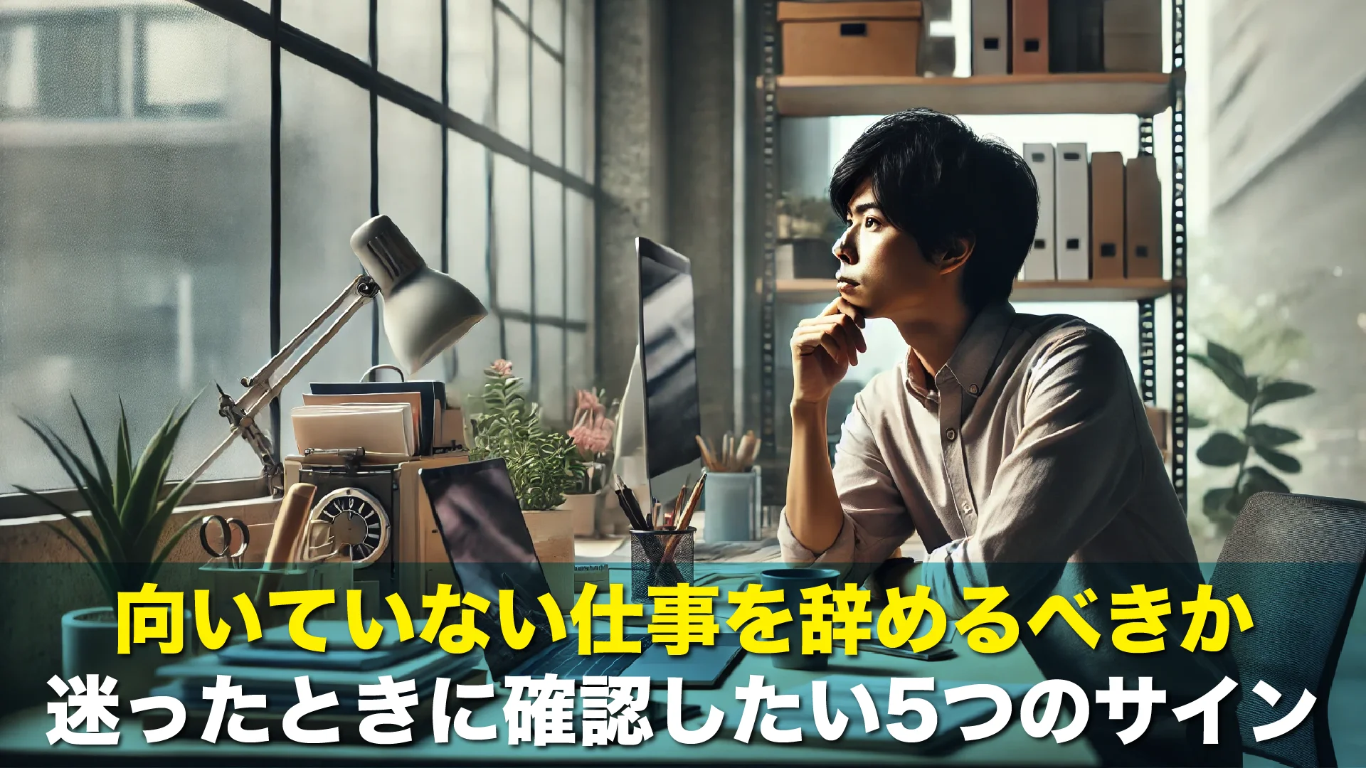 向いていない仕事を辞めるべきか迷ったときに確認したい5つのサイン