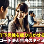 職場の年下男性を振り向かせるためのアプローチ法と告白のタイミング