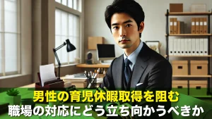 男性の育児休暇取得を阻む職場の対応にどう立ち向かうべきか
