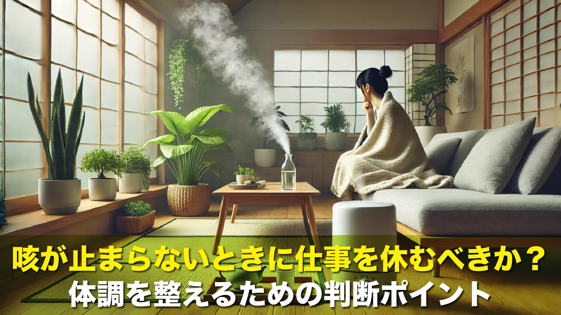 咳が止まらないときに仕事を休むべきか？体調を整えるための判断ポイント