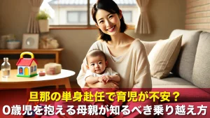 旦那の単身赴任で育児が不安?0歳児を抱える母親が知るべき乗り越え方