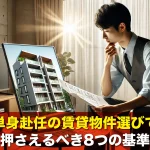 単身赴任の賃貸物件選びで押さえるべき8つの基準