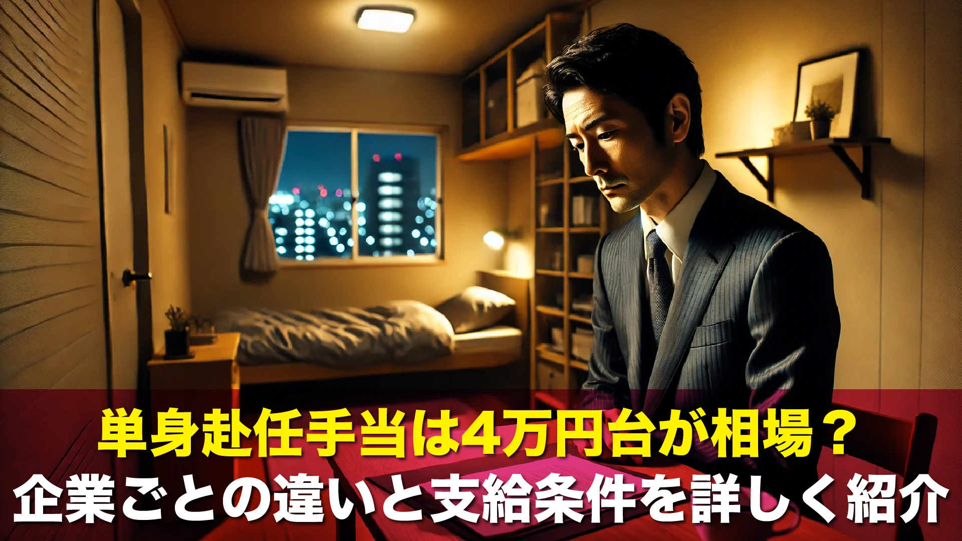 単身赴任手当は4万円台が相場？企業ごとの違いと支給条件を詳しく紹介