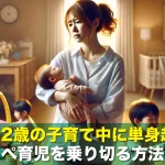 0歳と2歳の子育て中に単身赴任!ワンオペ育児を乗り切る方法とは?