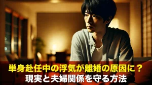 単身赴任中の浮気が離婚の原因に?現実と夫婦関係を守る方法