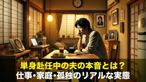単身赴任中の夫の本音とは?仕事・家庭・孤独のリアルな実態