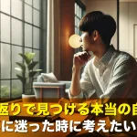 振り返りで見つける本当の自分!仕事に迷った時に考えたいこと