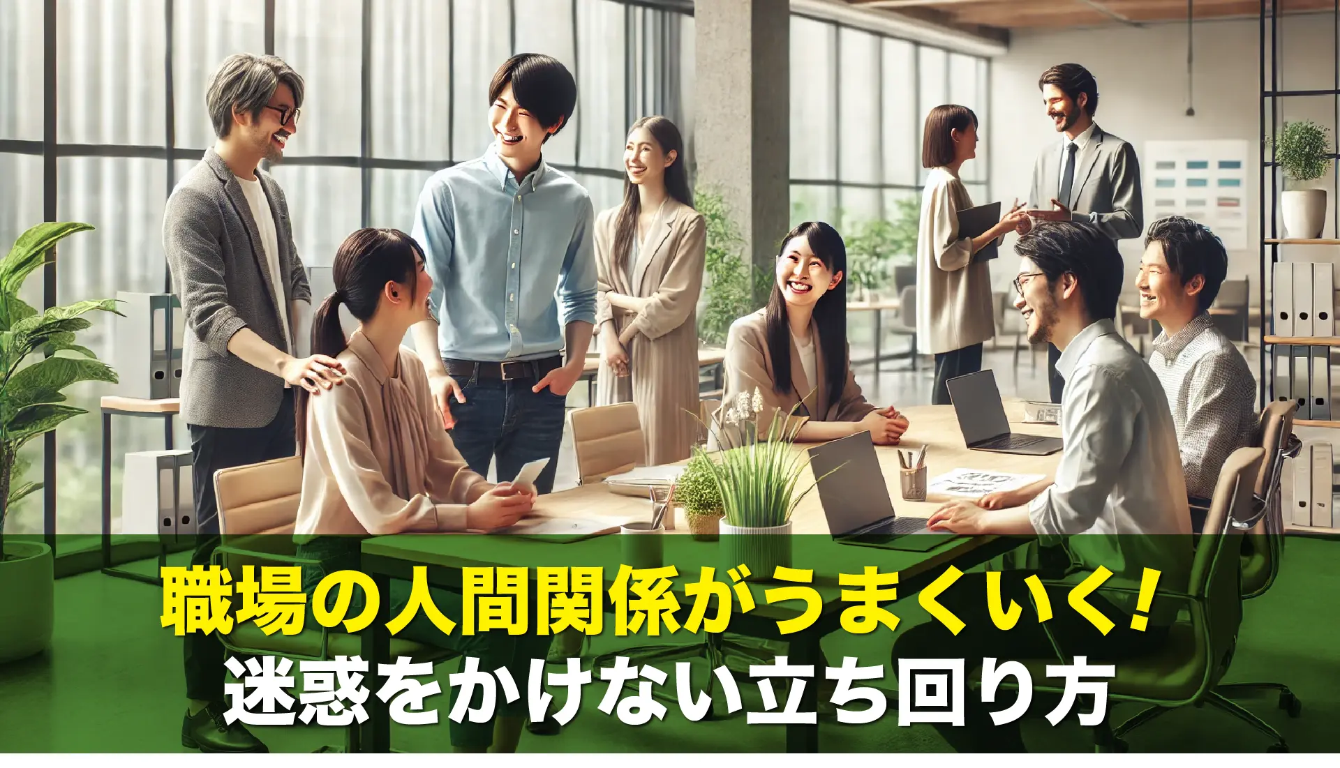 職場の人間関係がうまくいく!迷惑をかけない立ち回り方
