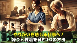 やりがいを感じる仕事へ!誇りと愛着を育む10の方法