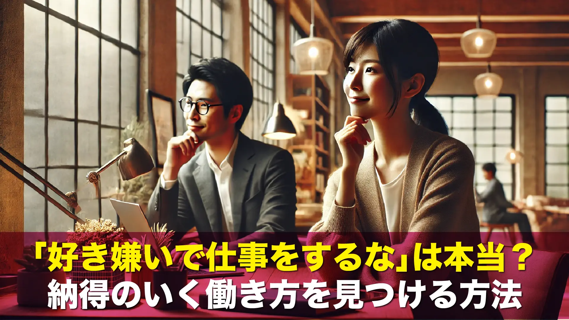 「好き嫌いで仕事をするな」は本当?納得のいく働き方を見つける方法