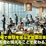 職場で無駄を減らす意識改革!すべてをお金と捉えることで変わる10の行動