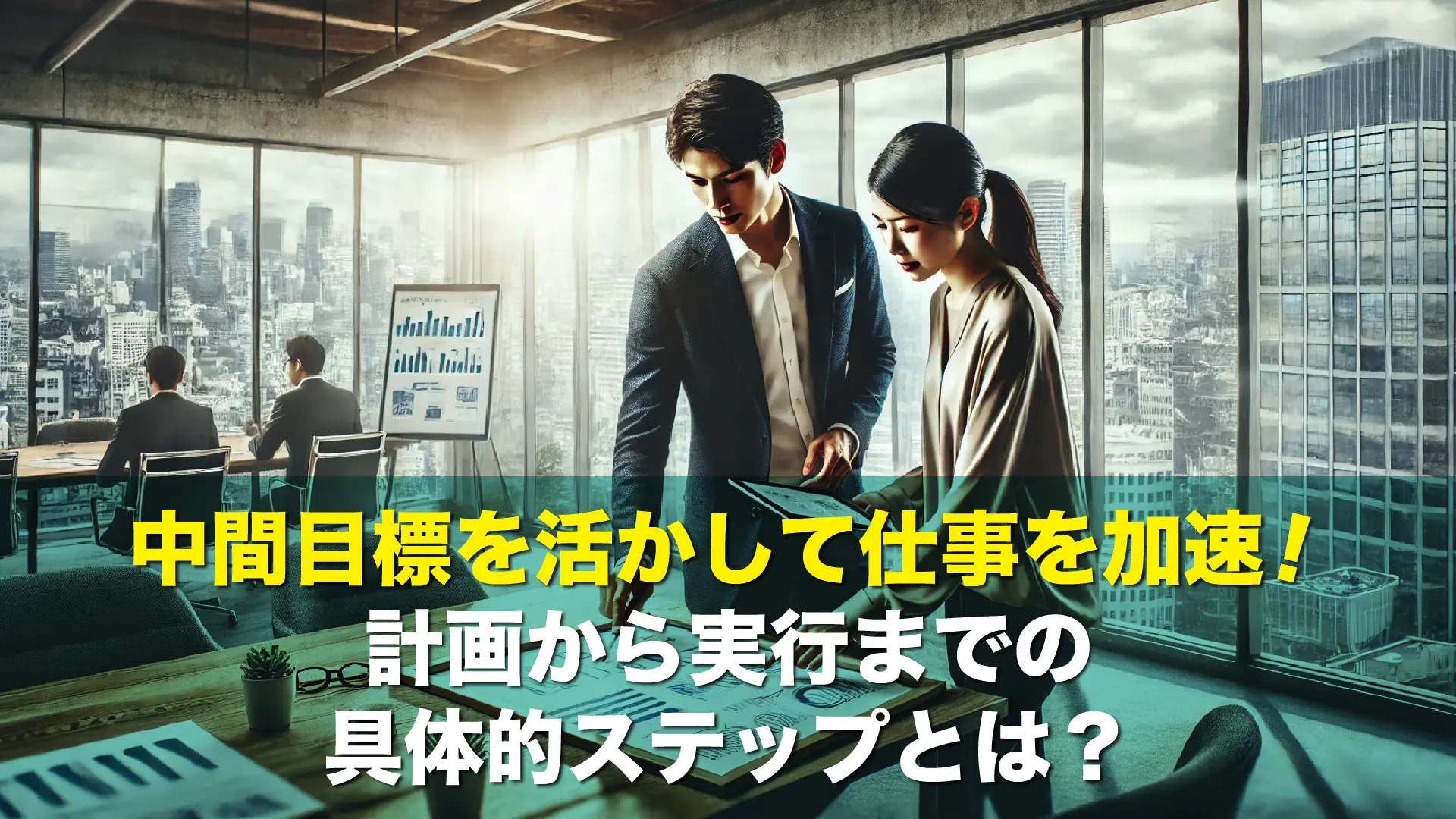 中間目標を活かして仕事を加速!計画から実行までの具体的ステップとは?