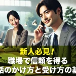 新人必見!職場で信頼を得る電話のかけ方と受け方の基本