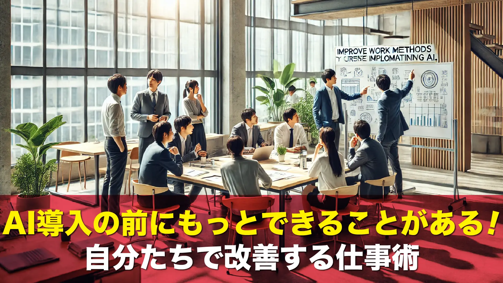 AI導入の前にもっとできることがある!自分たちで改善する仕事術