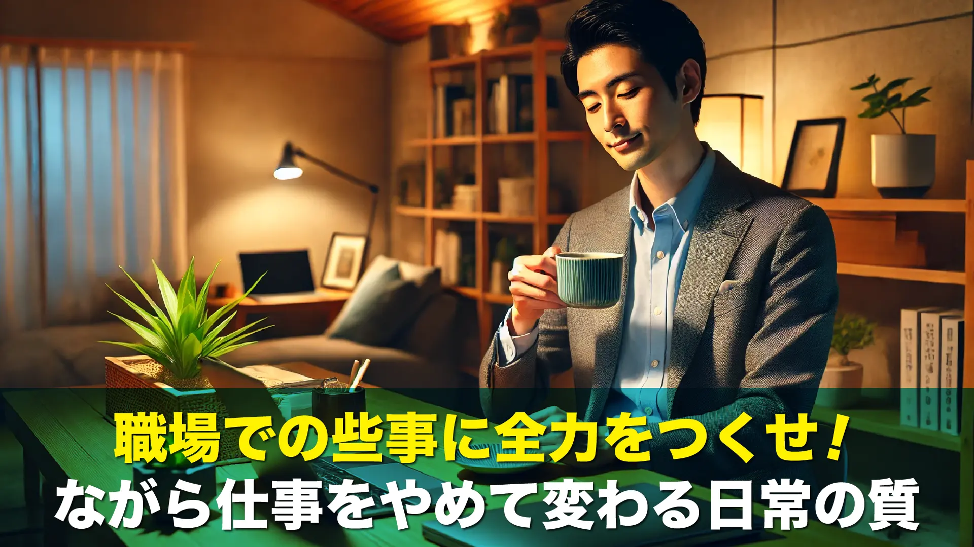 職場での些事に全力をつくせ!ながら仕事をやめて変わる日常の質