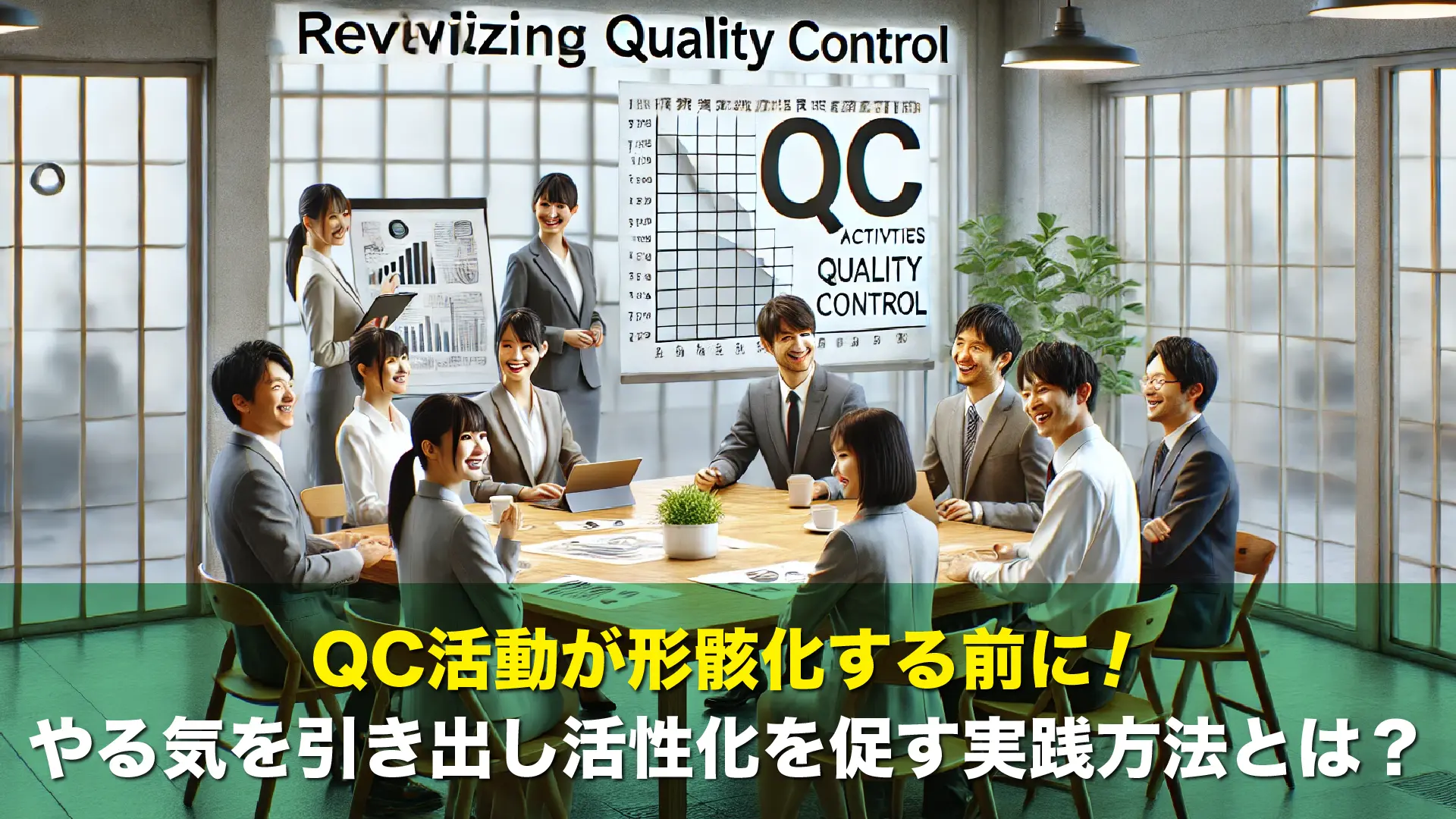 QC活動が形骸化する前に!やる気を引き出し活性化を促す実践方法とは?