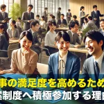 仕事の満足度を高めるために改善提案制度へ積極参加する理由と効果
