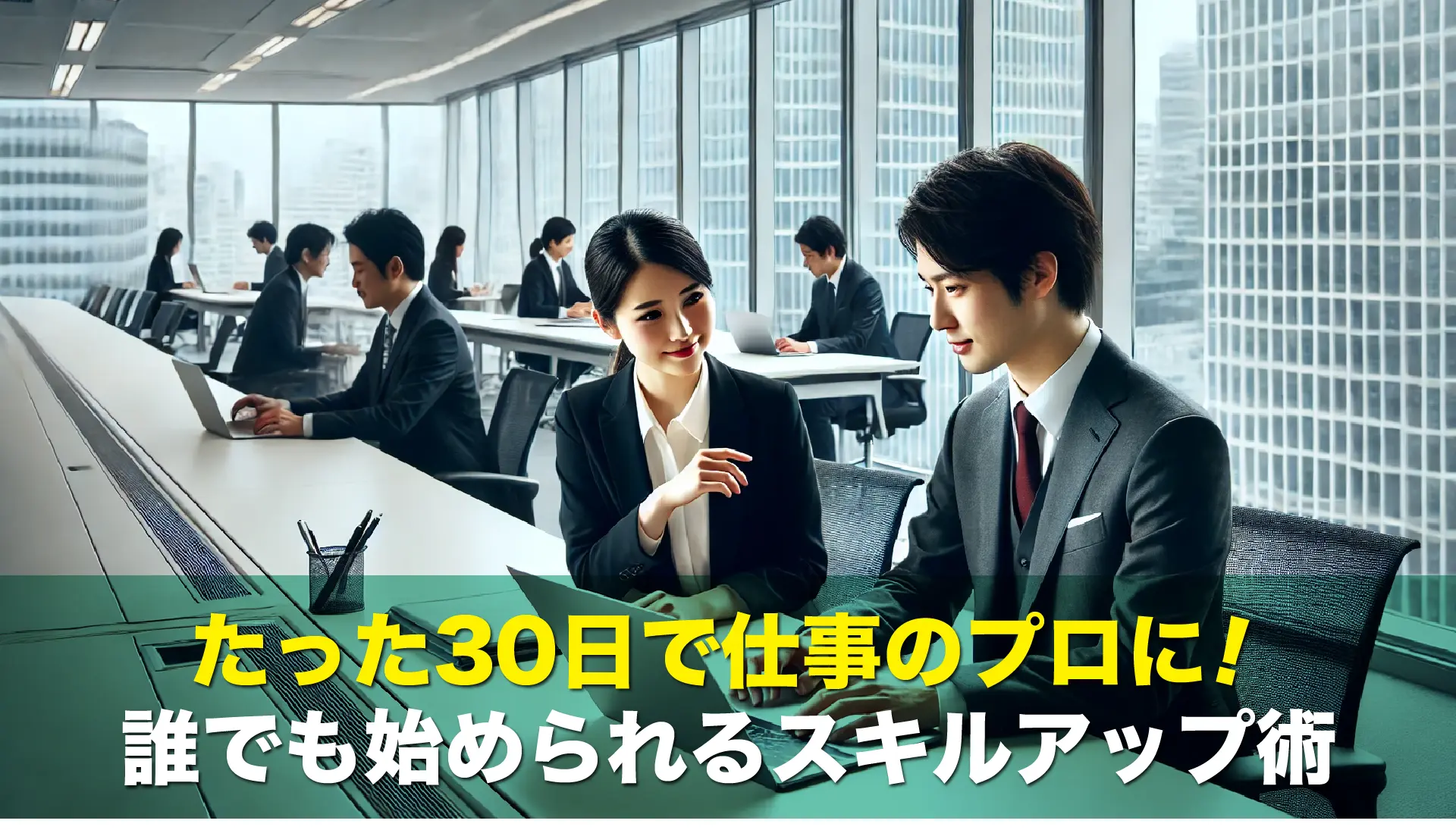 たった30日で仕事のプロに！誰でも始められるスキルアップ術