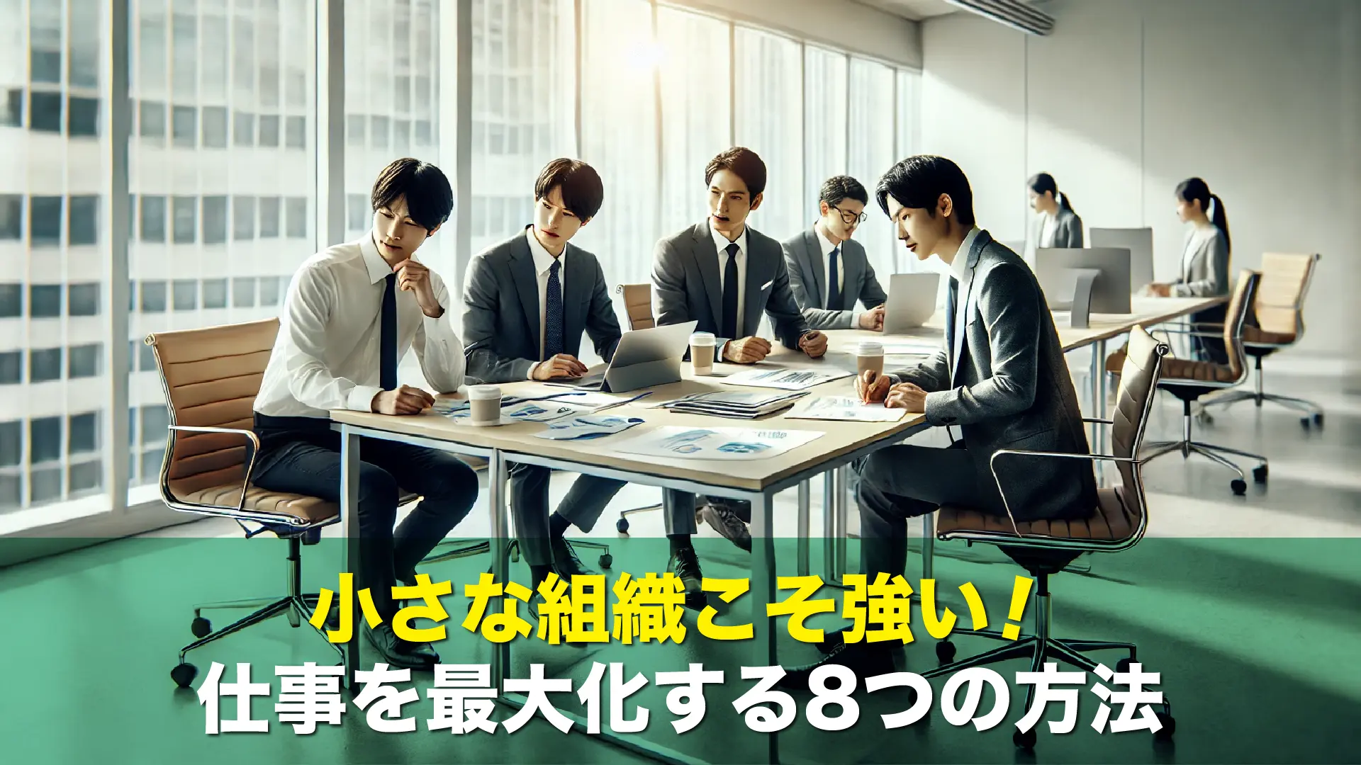 小さな組織こそ強い!仕事を最大化する8つの方法
