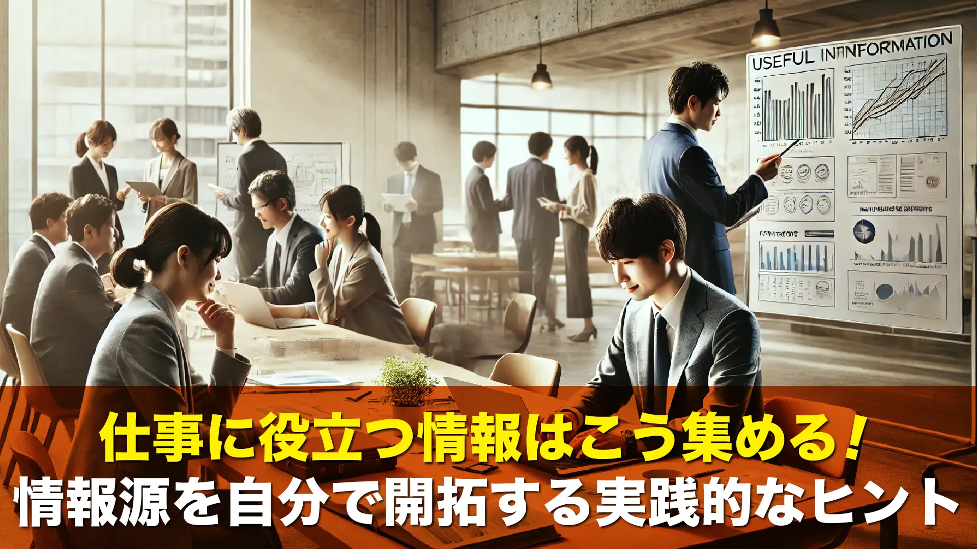 仕事に役立つ情報はこう集める!情報源を自分で開拓する実践的なヒント